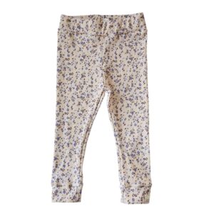 Skinny legging -Blue mini flowers