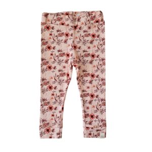 Skinny legging - Klei Roze Bloemrijk