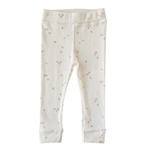 Skinny legging - Hartjes ecru