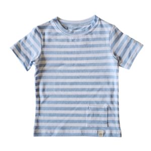 Shirt - baby blue streep