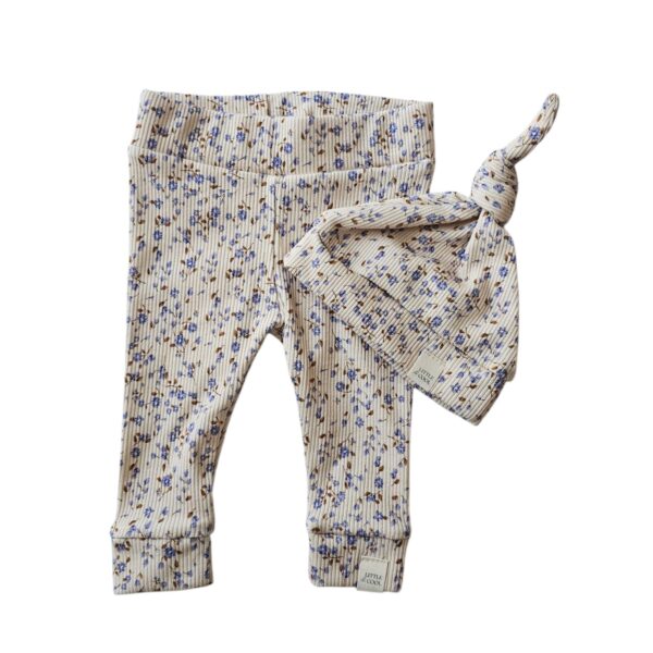 Newborn set -  Blue mini flowers - Afbeelding 2