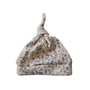 Newborn Mutsje los -Blue mini flower