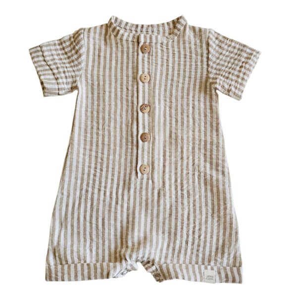 Zomerpakjes   streepjes beige