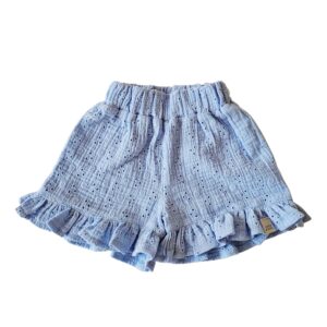 Short -  Linn broderie baby blue