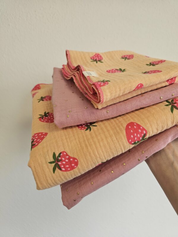 Swaddle - golden dots pink - Afbeelding 2