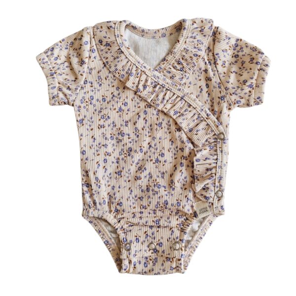 Romper - ruffel Blue mini flowers