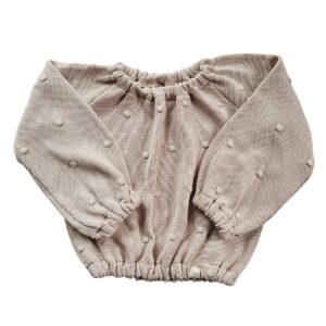 Ballon trui beige