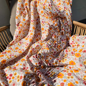 XL Beach Swaddle - bloemen veld