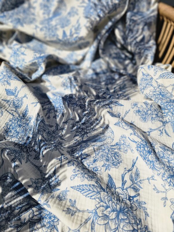 XL Beach Swaddle - vogels blue