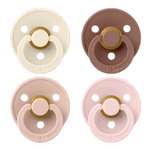 BIBS Colour 4 pack Ivory/Blush/Woodchuck/Blossom