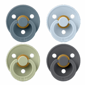BIBS Colour 4 pack Petrol/Sage/BabyBlue/Iron