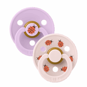 BIBS Studio Colour 2 pack Ladybug Violet Sky Mix
