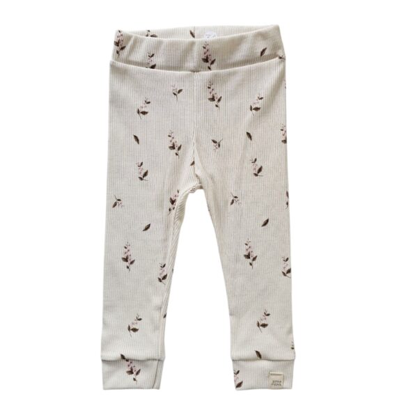 Skinny legging -Roze Klassieke Bloem