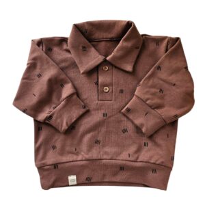 Polo sweater bruin
