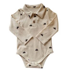 Romper - Polo rib cars