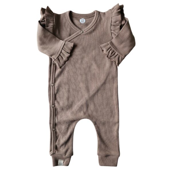 Boxpakje Nikki - Ruffel  Dark beige