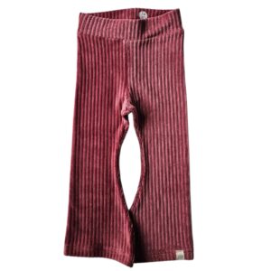 Flared - rib framboos