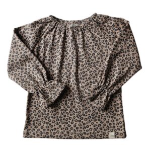 Longsleeve Kikki panter dark beige