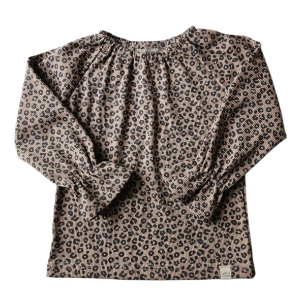 Longsleeve Kikki panter dark beige