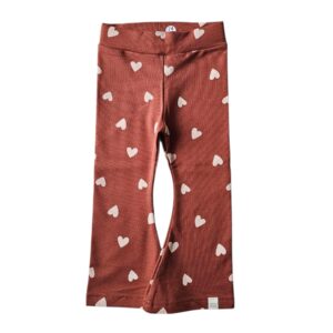 Flared - hartjes rood
