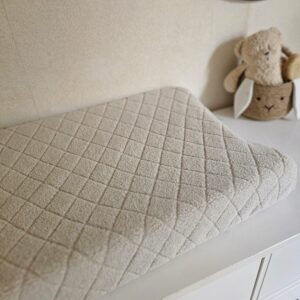 Aankleedkussenhoes -Teddy blokjes