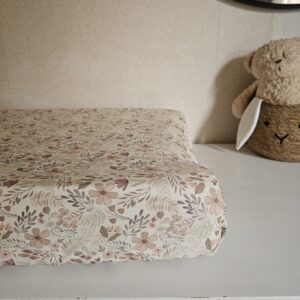 Aankleedkussenhoes -Pastel flowers