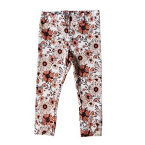 Skinny legging - winter bloem terra