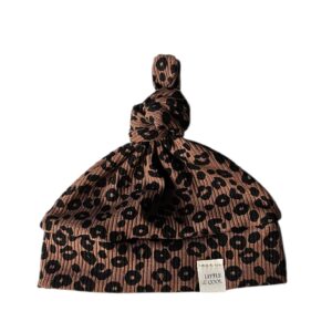 Newborn Mutsje los - Rib panter bruin