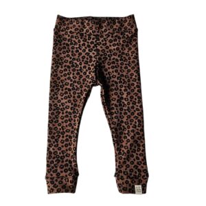 Skinny legging - panter bruin