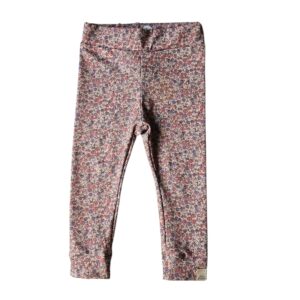 Skinny legging - Mooie Bloem Klei Roze