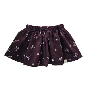 Rokje  rib strik old lila