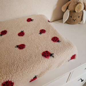 Aankleedkussenhoes -Teddy leveersbeestjes