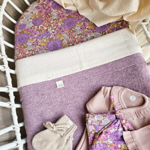 Wieg- & ledikanthoeslaken -  mix flowers