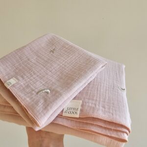 Swaddle - Moons & Stars pink