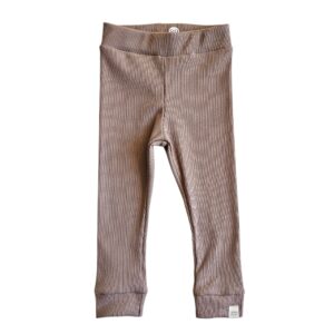Skinny legging - rib taupe