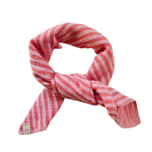 sjaaltje bokjes roze streepjes