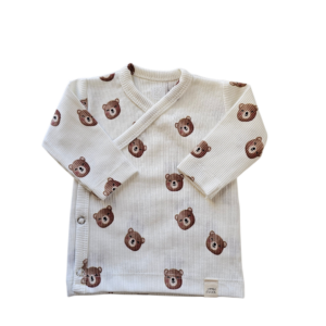 Longsleeve - overslag rib beertjes