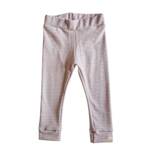 Skinny legging -lila streep