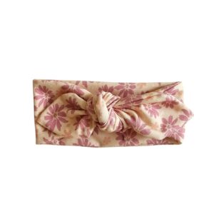 Haarband Breed - Zoete Bloem Roze