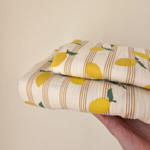 Swaddle - citroenen met streepjes