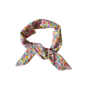 sjaaltje bloemen geel roze