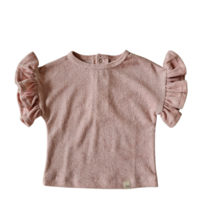 Shirt lott badstof roze