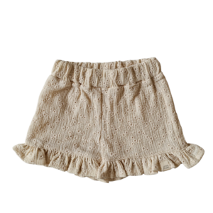 Short -  Linn broderie mini beige