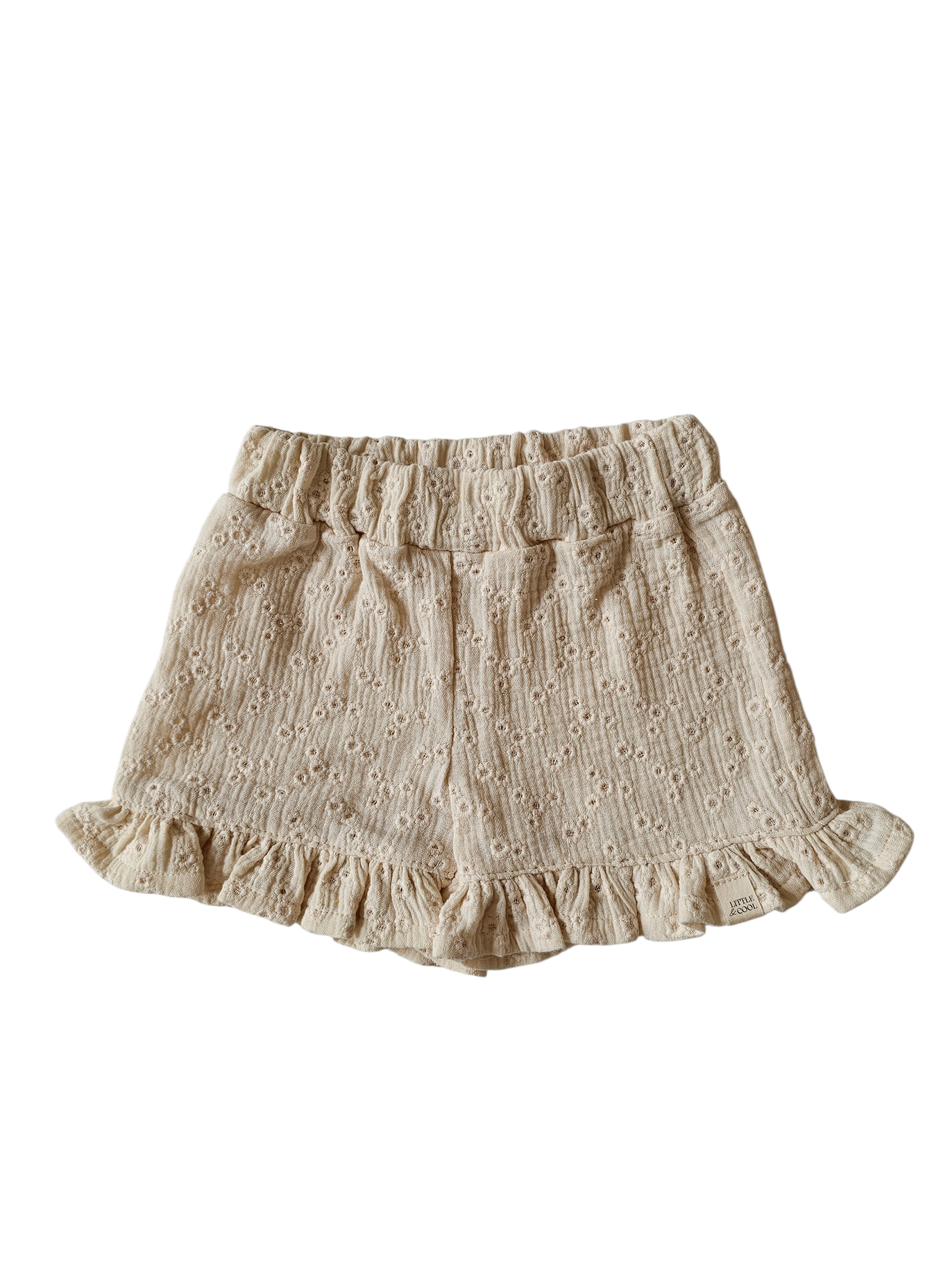 Short -  Linn broderie mini beige - 50/56