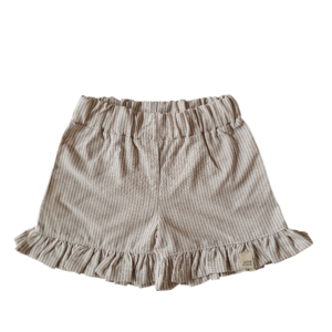 Short -  Linn streepjes beige