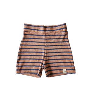 Korte broek - streepjes bruin