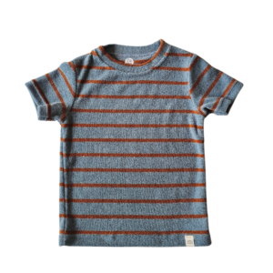 Shirt - streepjes oranje badstof