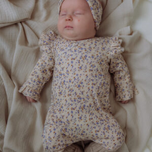 Boxpakje Jill - Ruffel blauw mini flowers