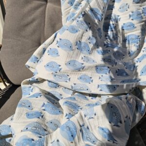 XL Beach Swaddle - vissen
