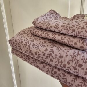 Swaddle -bloemen mauve